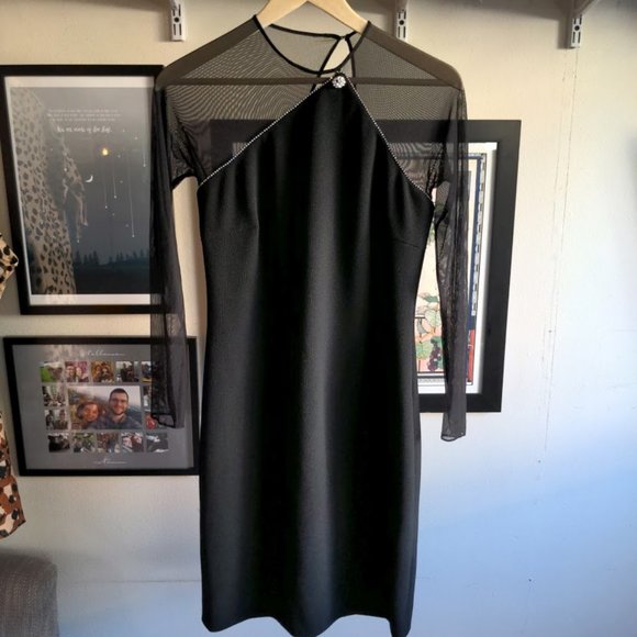 Vintage En Francais by Huey Waltzer Dress Mesh - Picture 4 of 11